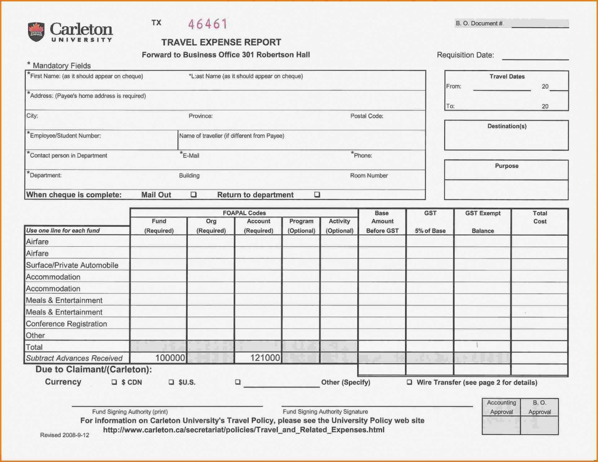 Printable Air Balance Report Form Mersnproforum Form Regarding Air Balance Report Template