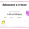Printable Award Certificates For Teachers | Good Helper With Regard To Free Printable Student Of The Month Certificate Templates