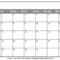 Printable Blank Calendar 2020 | Dream Calendars Regarding Blank One Month Calendar Template