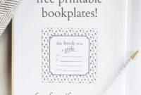 Printable Bookplates For Donated Books | Book Gifts, Book with regard to Bookplate Templates For Word