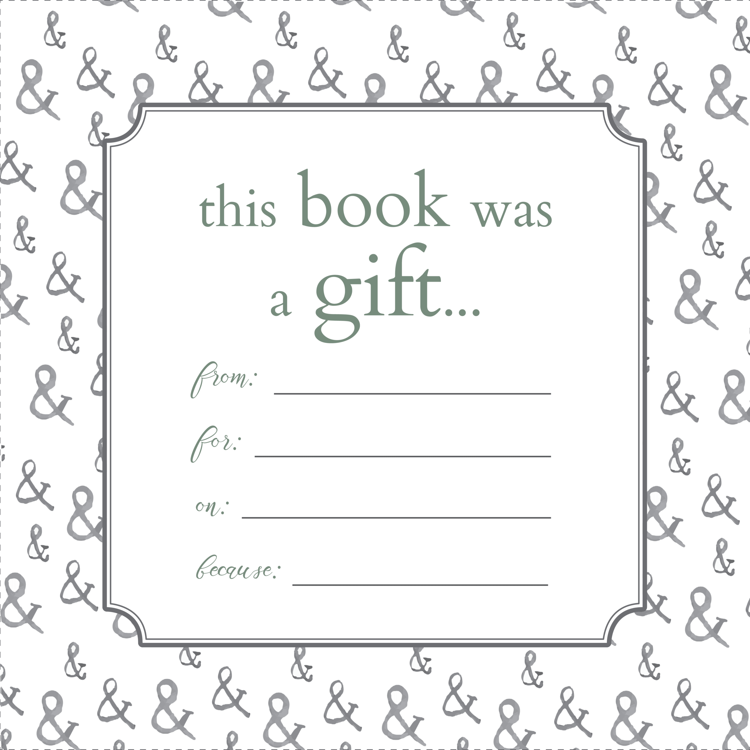 Printable Bookplates For Donated Books | Book Labels, Book With Bookplate Templates For Word