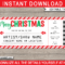 Printable Christmas Gift Concert Ticket Template | Gift In Movie Gift Certificate Template