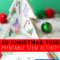 Printable Christmas Tree Template | Little Bins For Little Hands Throughout 3D Christmas Tree Card Template