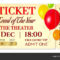 Printable Concert Ticket Templates | Admission Ticket Regarding Blank Admission Ticket Template