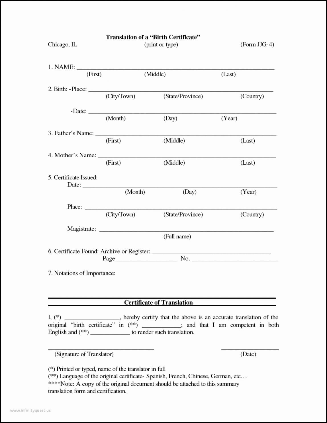 Printable Cuban Birth Certificate Simplistic 10 Best Of With Regard To Mexican Marriage Certificate Translation Template