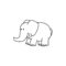 Printable Elephant Templates / Elephant Shapes For Kids for Blank Elephant Template