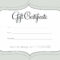 Printable Fillable Gift Certificate Template Custom With Regard To Fillable Gift Certificate Template Free