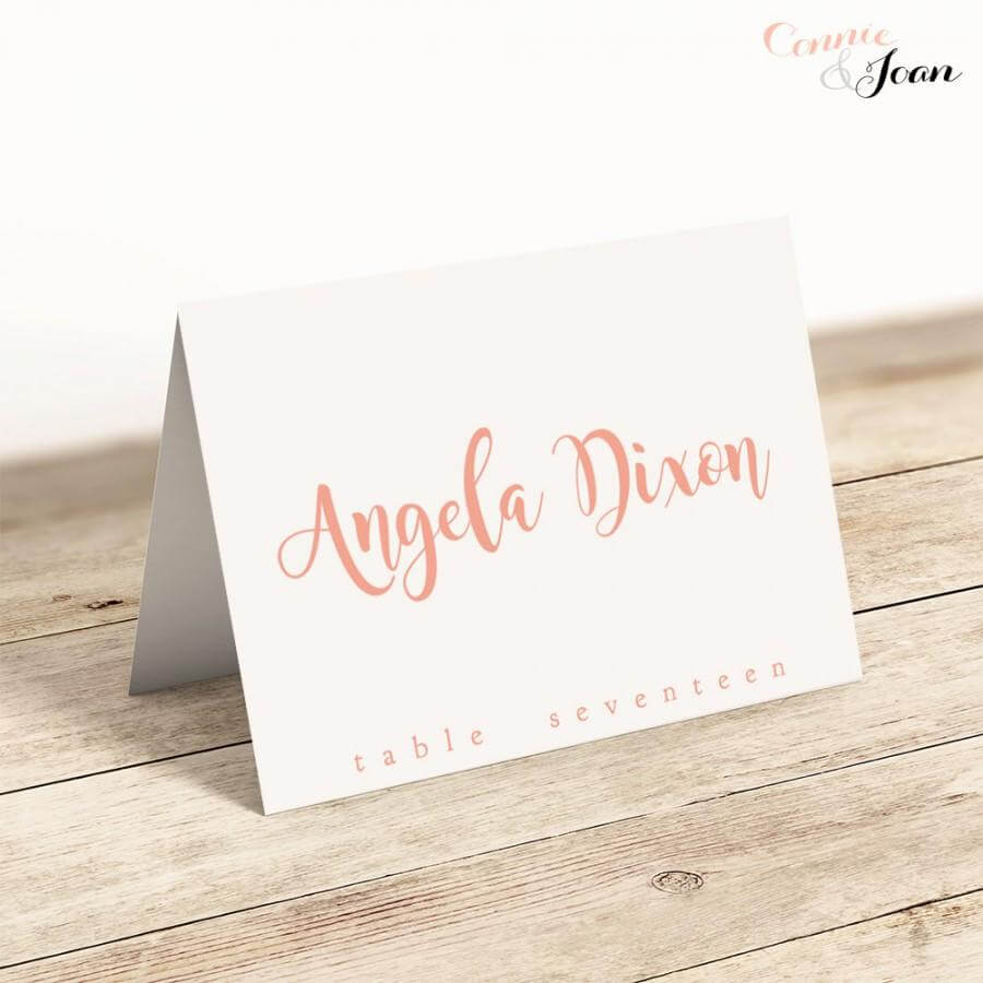Printable Folded Place Cards Table Name Cards Template Regarding Table Name Card Template