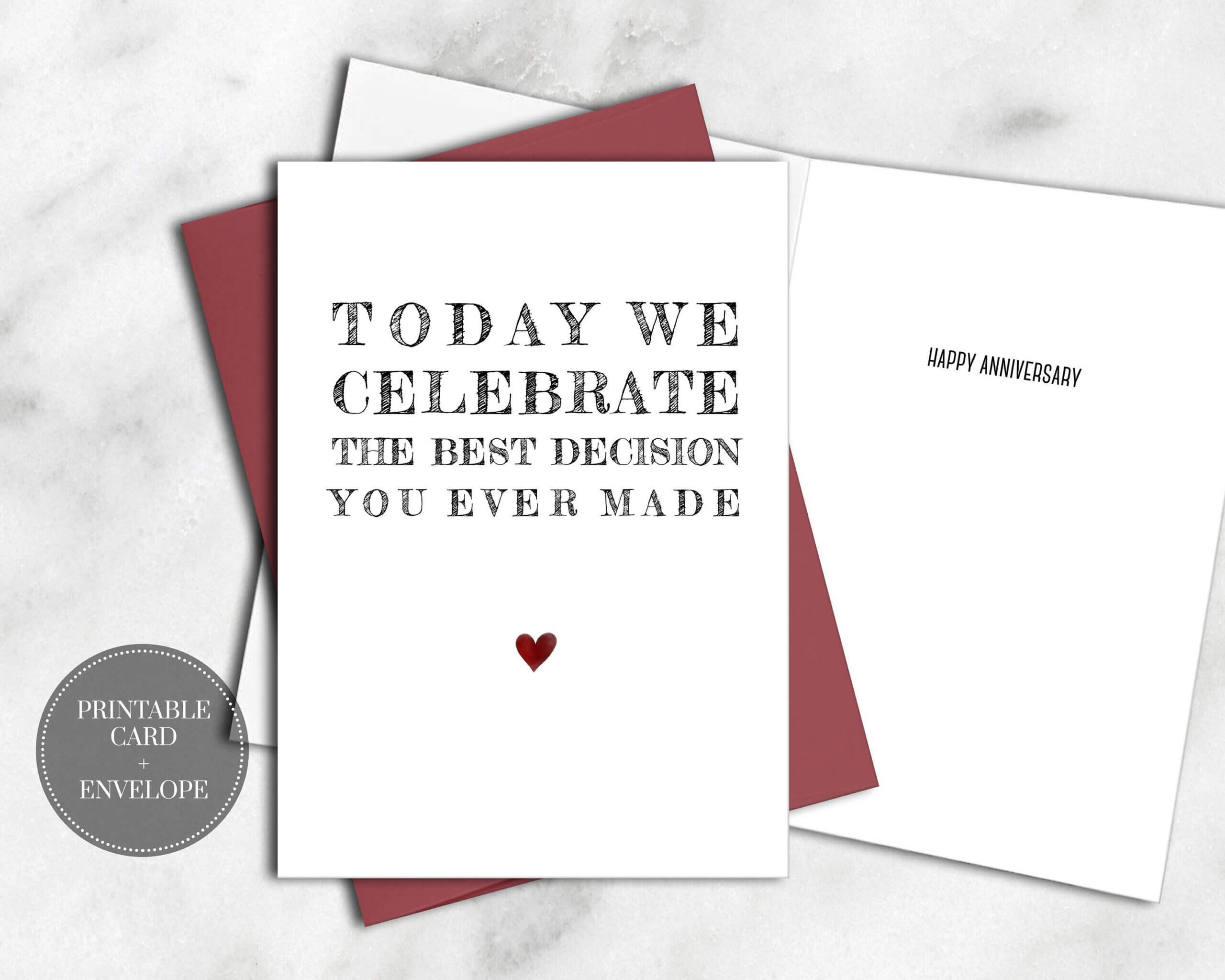 Printable Funny Anniversary Card For Him Instant Download In Template For Anniversary Card