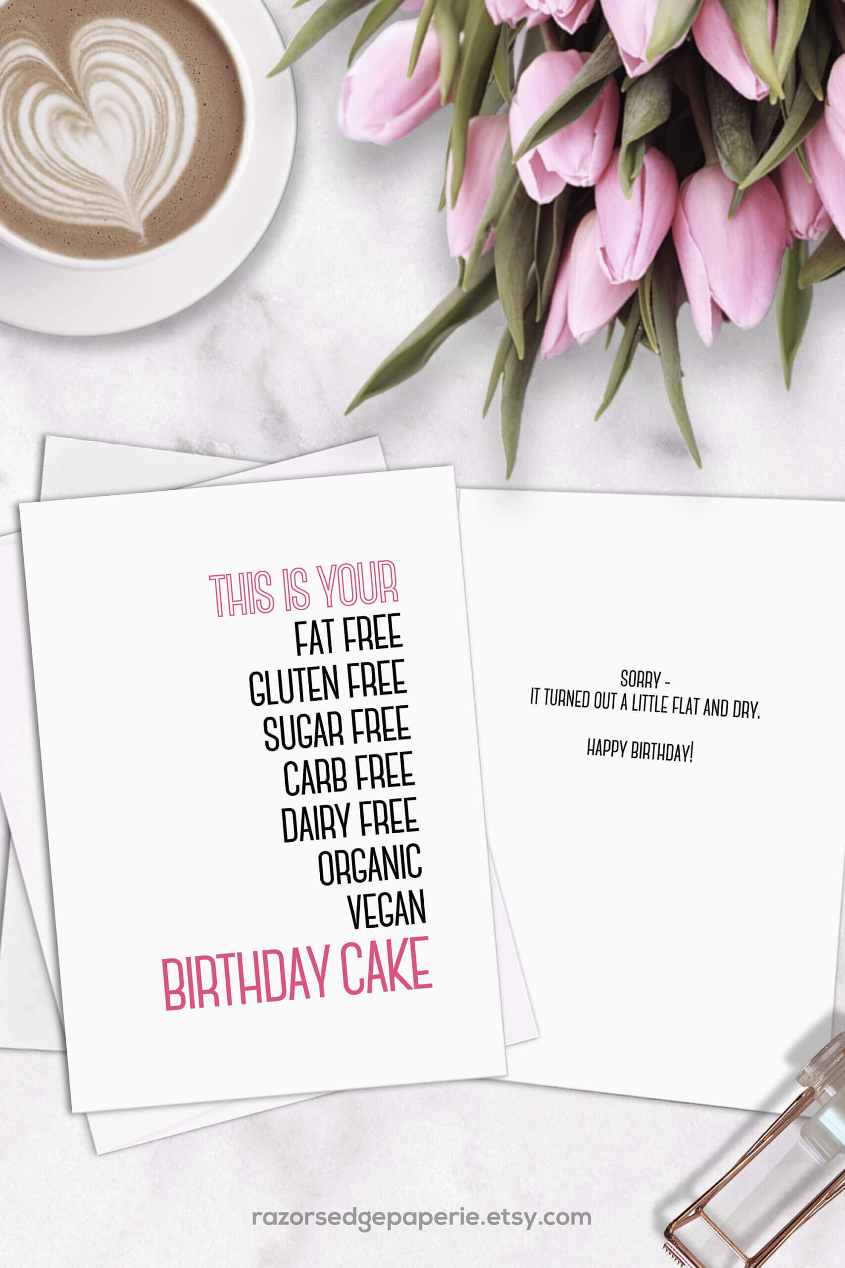 Printable Funny Workout Birthday Card For Her Instant Intended For Sorry Card Template