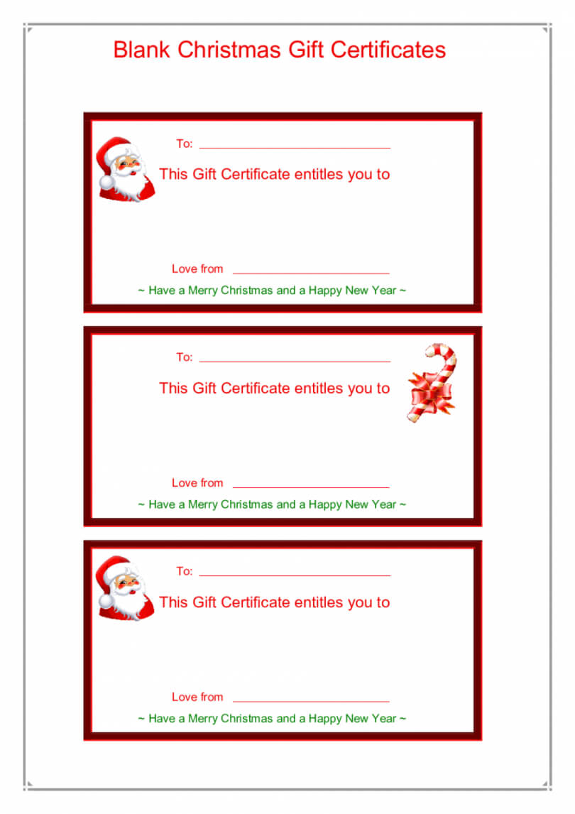 Printable Gift Card Certificate Template In Fillable Gift Certificate Template Free
