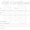 Printable Gift Cards Inside Printable Gift Certificates Templates Free