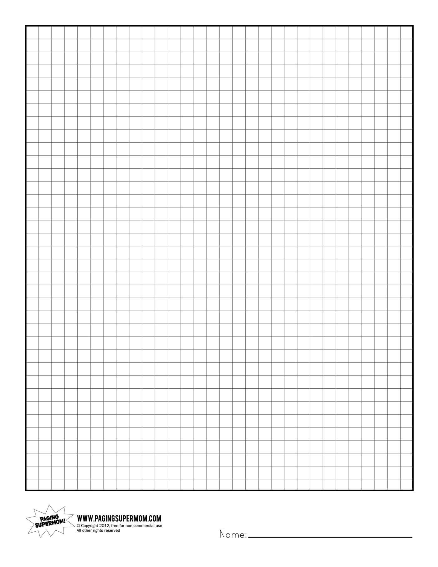 Printable Graph Paper | Grid Paper Printable, Printable With Regard To Graph Paper Template For Word