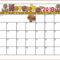 Printable November 2018 Calendar For Kids | November Regarding Blank Calendar Template For Kids