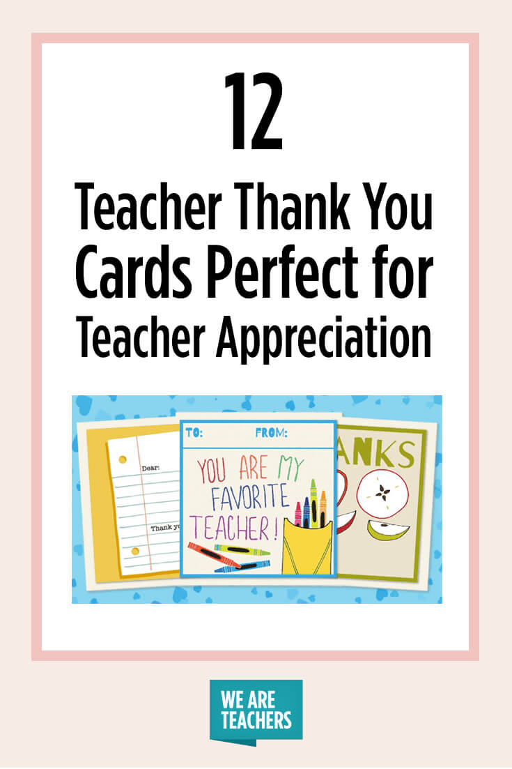 Printable Teacher Thank You Cards For Teacher Appreciation Inside Thank You Card For Teacher Template