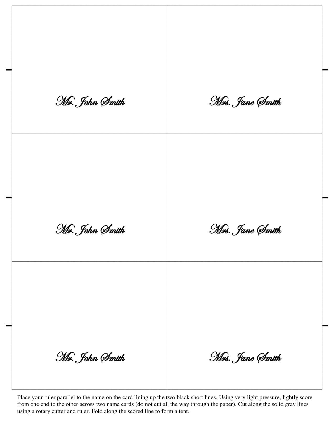 Printable Wedding Place Cards Template ] – Wedding Place With Regard To Wedding Place Card Template Free Word