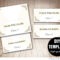 Printable Wedding Placecard Template 3.5X2 Foldover, Diy Intended For Microsoft Word Place Card Template