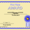 Prize Certificate Template Free – Zimer.bwong.co Intended For First Place Award Certificate Template
