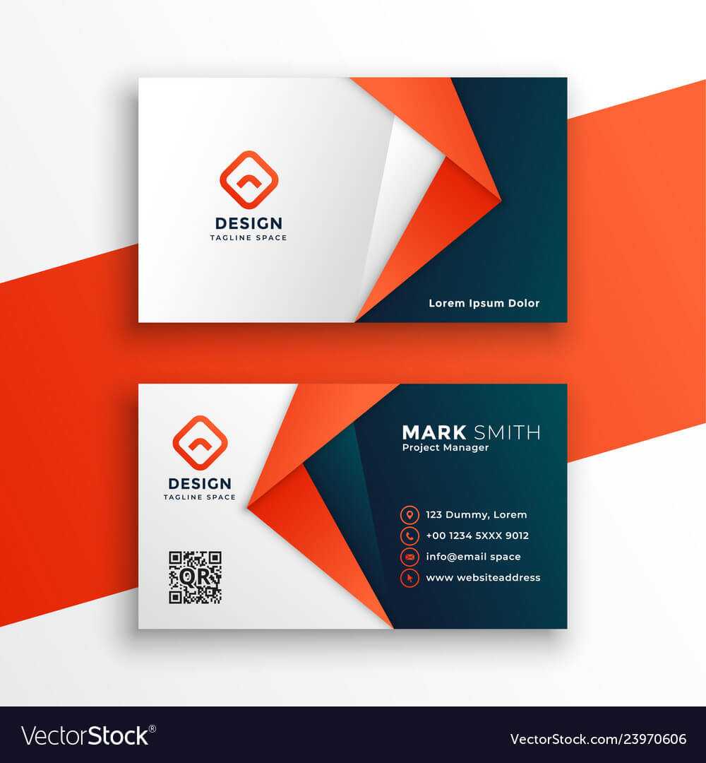 Professional Business Card Template Design In Visiting Card Templates Download