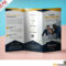 Professional Corporate Tri Fold Brochure Free Psd Template Intended For Free Three Fold Brochure Template