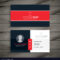 Professional Red Business Card Template Intended For Designer Visiting Cards Templates