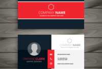 Professional Red Business Card Template with regard to Professional Name Card Template