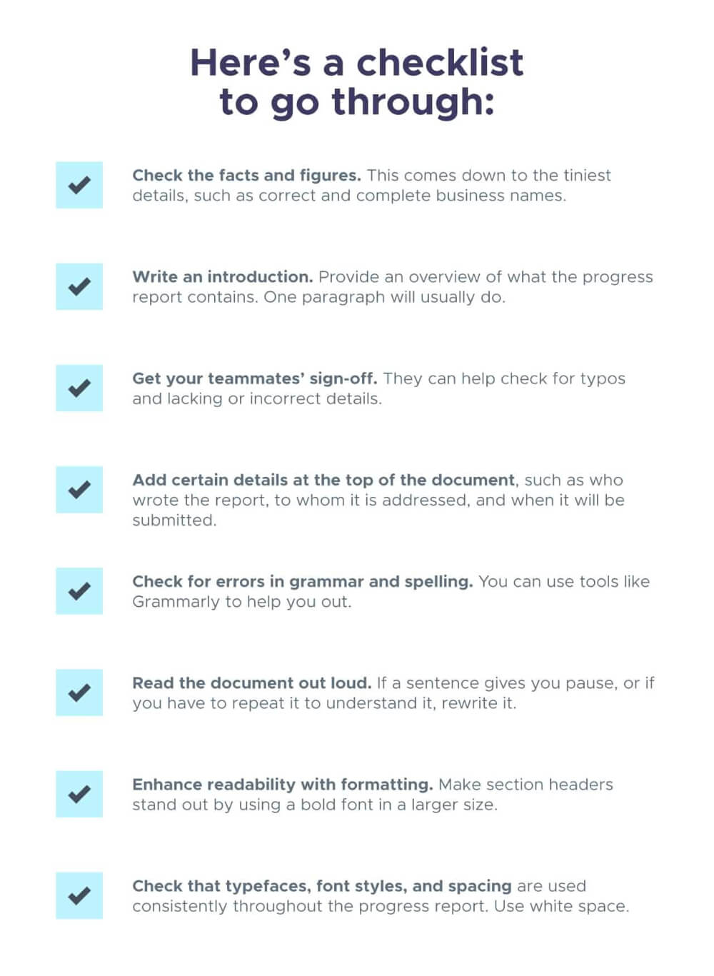 Progress Report How To Write Structure And Make It Visually Inside Template On How To Write A Report