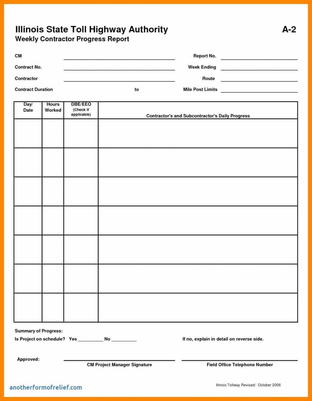 Project Management Status Report Template Excel Monthly Inside Weekly Status Report Template Excel