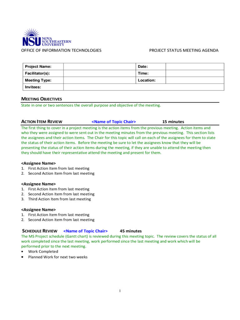 Project Meeting Agenda Template – 2 Free Templates In Pdf In Free Meeting Agenda Templates For Word