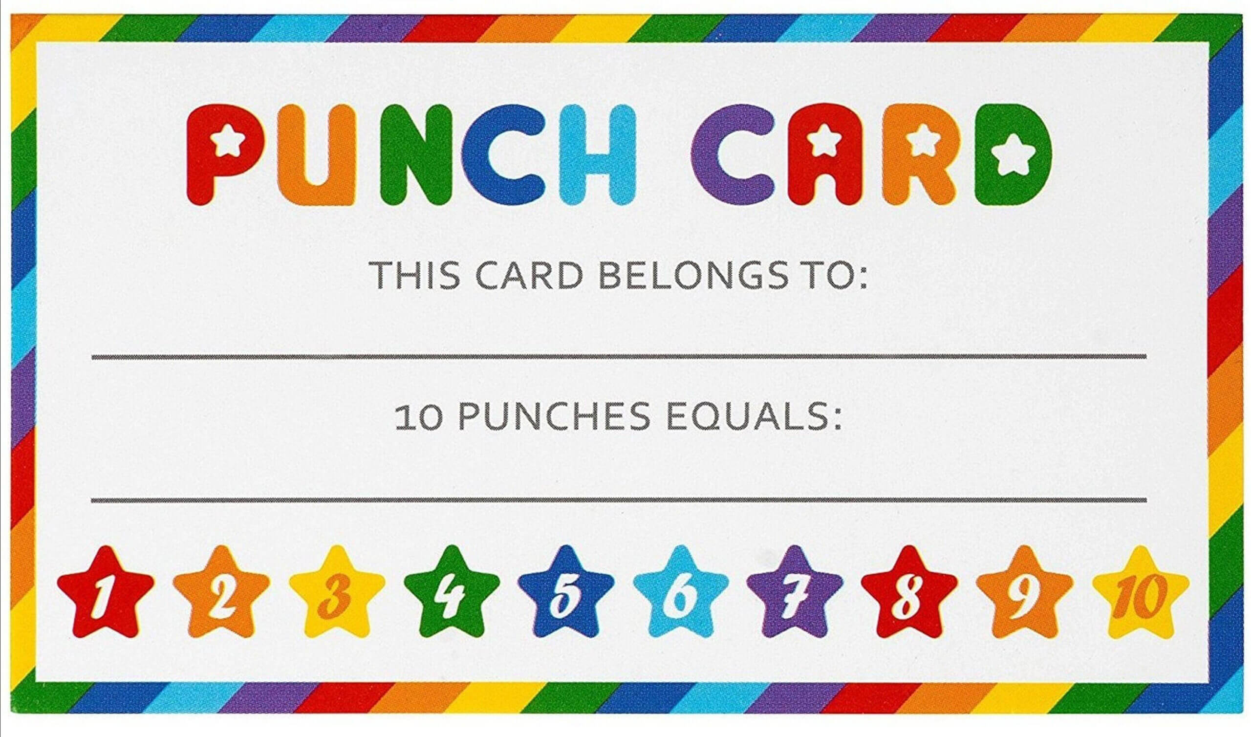 Punch Card Download Pdf/21 Punch Cards Pdf File/to Do Punch Pertaining To Free Printable Punch Card Template