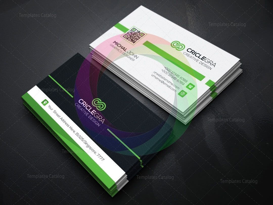 Qr Code Business Card Template | Business Card Design | Qr In Qr Code Business Card Template