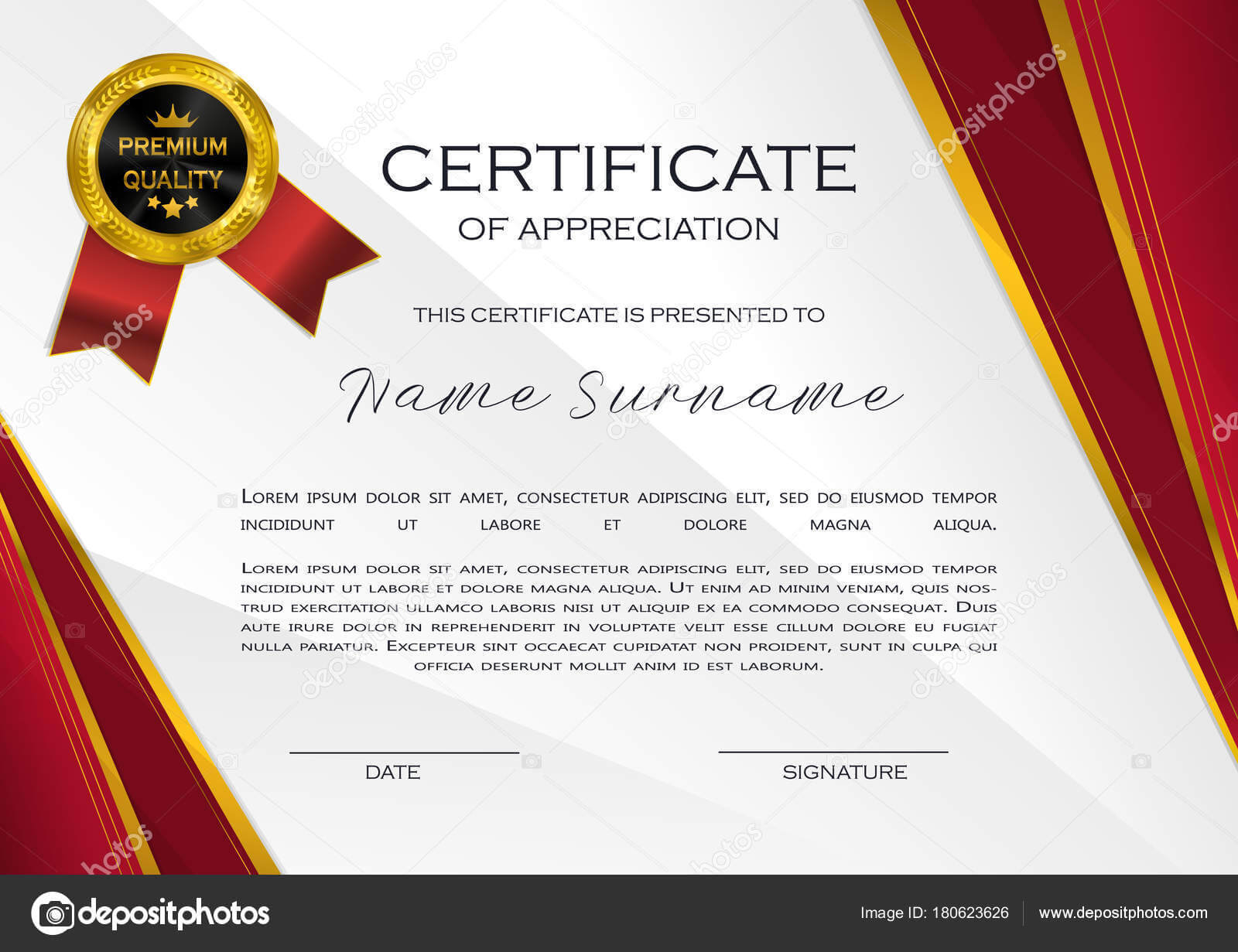 Qualification Certificate Appreciation Design Elegant Luxury Regarding High Resolution Certificate Template