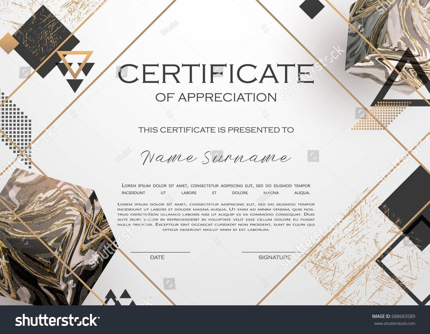 Qualification Certificate Of Appreciation Design. Elegant With Qualification Certificate Template