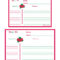 Raspberries Recipe Card – 4X6 & 5X7 Page | Printable Recipe In Fillable Recipe Card Template