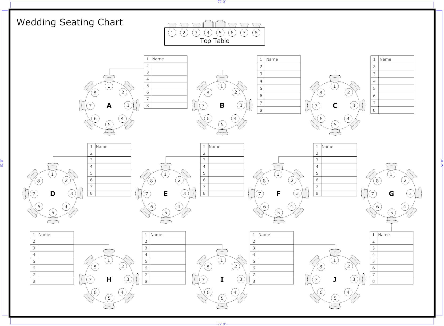 Reception Seating Charts 101 | Seating Chart Wedding With Wedding Seating Chart Template Word