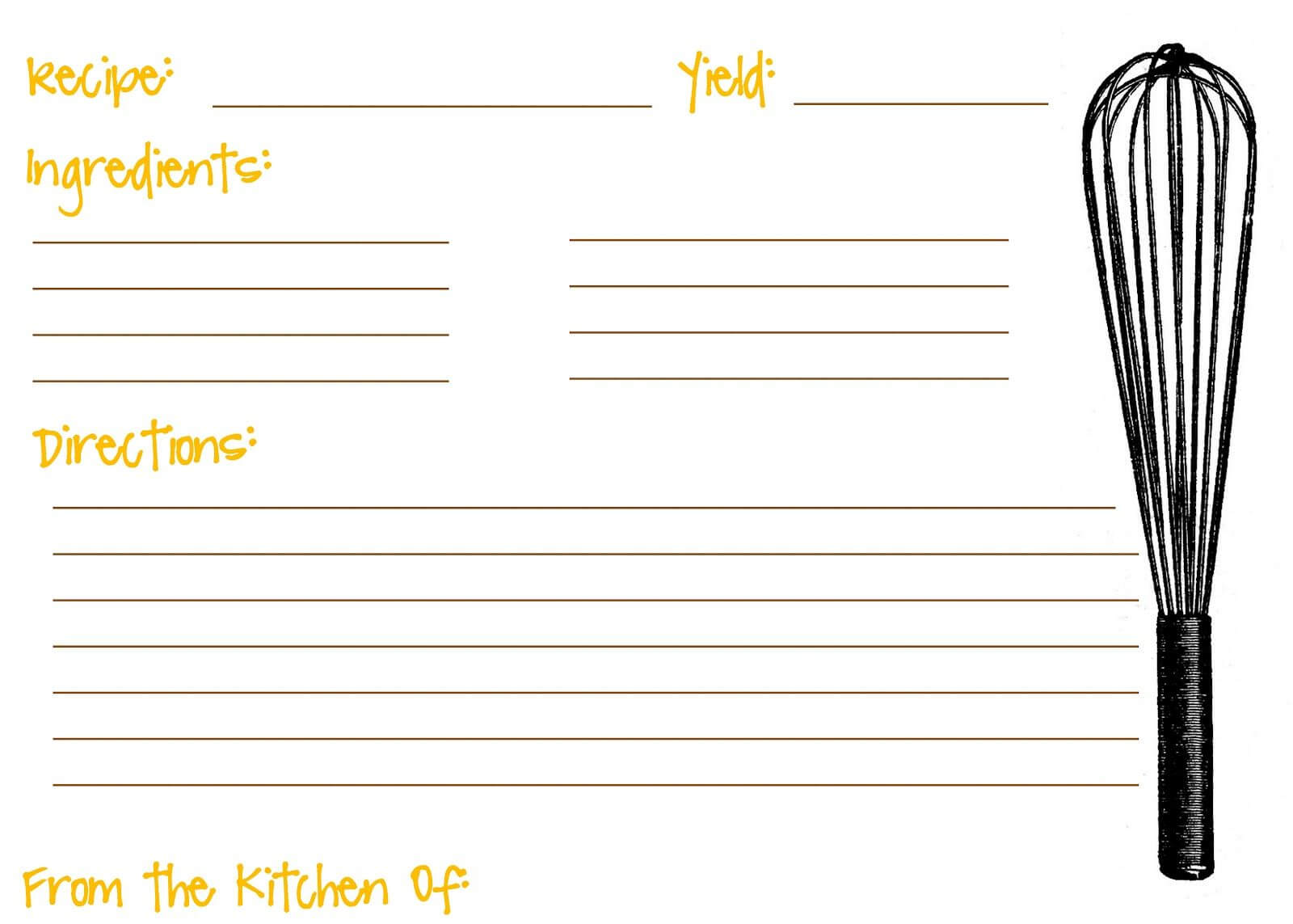 Recipe Card Template 3X5 |  And Then You Can Size It To A Pertaining To Word Template For 3X5 Index Cards