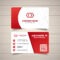 Red Corporate Business Card Templates | Free Customize Inside Company Business Cards Templates