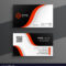 Red Modern Business Card Design Template Throughout Modern Business Card Design Templates
