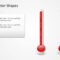 Red Thermometer Shape Template For Powerpoint – Slidemodel For Powerpoint Thermometer Template