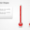 Red Thermometer Shape Template For Powerpoint – Slidemodel Pertaining To Thermometer Powerpoint Template