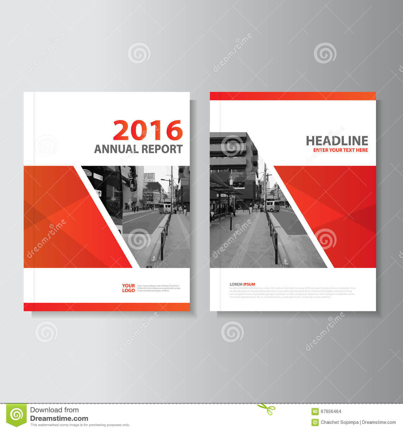 Red Vector Annual Report Magazine Leaflet Brochure Flyer With Engineering Brochure Templates Free Download