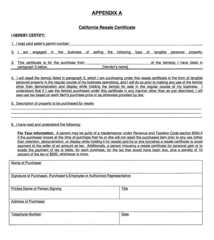 Regulation 1668 Within Resale Certificate Request Letter Template