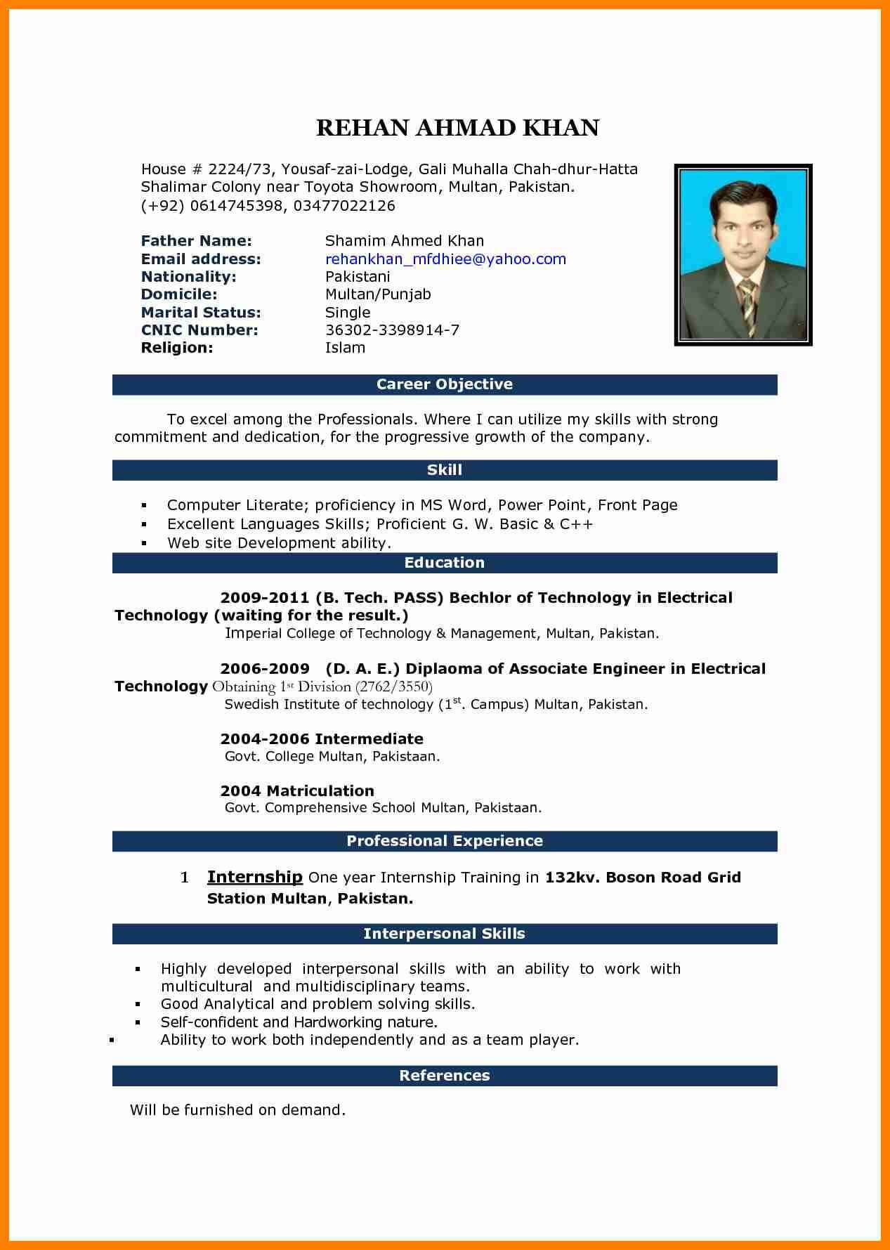 Resume Format Doc For Back Office Executive Admin Assistant For Free Basic Resume Templates Microsoft Word