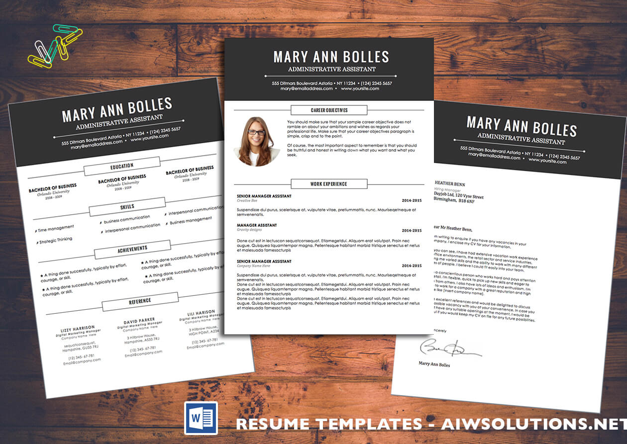 Resume Template Id02 Throughout Resume Templates Microsoft Word 2010