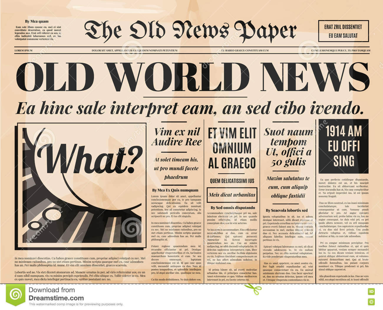 Retro Newspaper Template – Forza.mbiconsultingltd Inside Old Newspaper Template Word Free