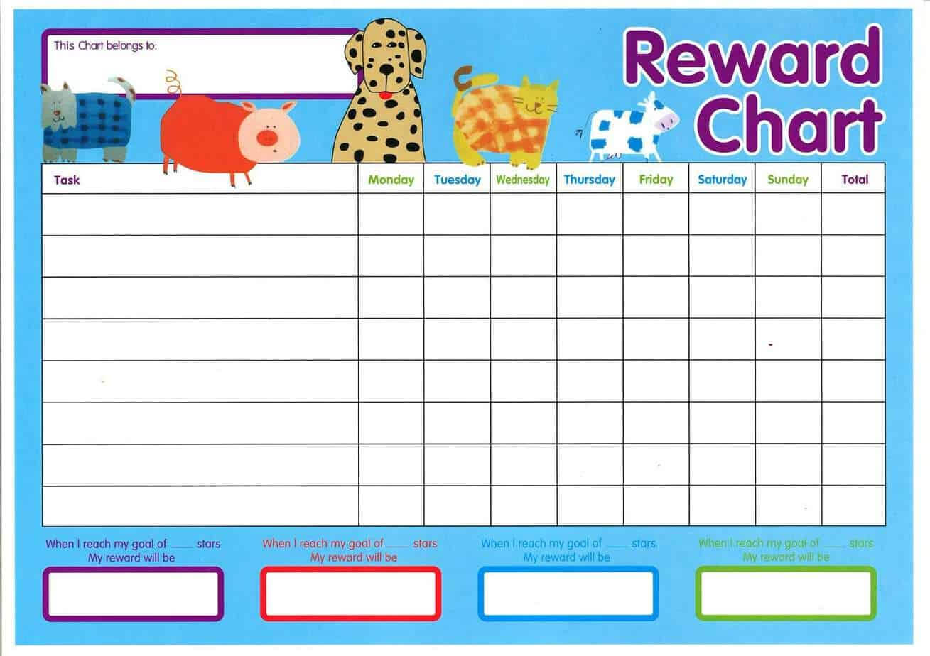 Reward Chart Templates – Word Excel Fomats With Regard To Reward Chart Template Word