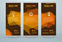 Roll Up Banner Stand Design Template with Banner Stand Design Templates