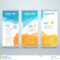 Roll Up Banner Stand Design. Vector Stock Vector Intended For Pop Up Banner Design Template