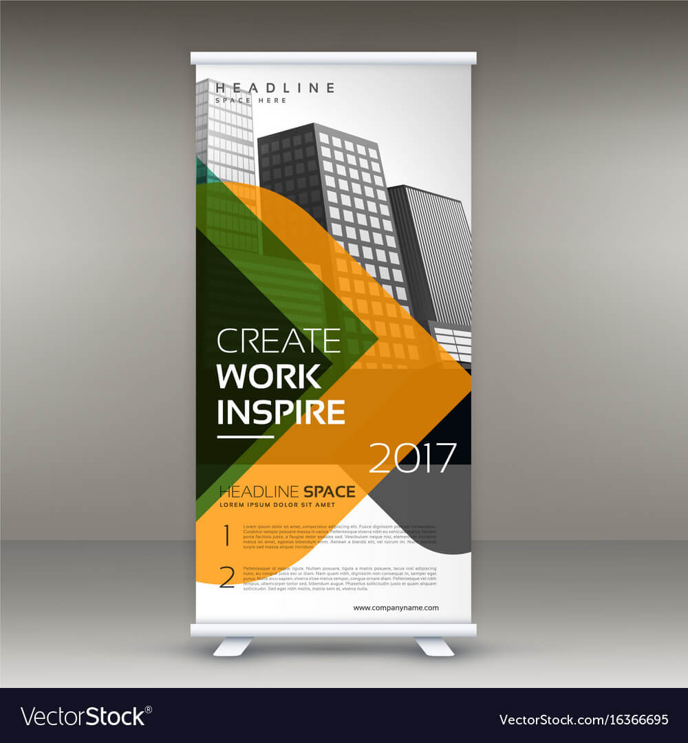 Roll Up Banner Stand Template Design Inside Banner Stand Design Templates