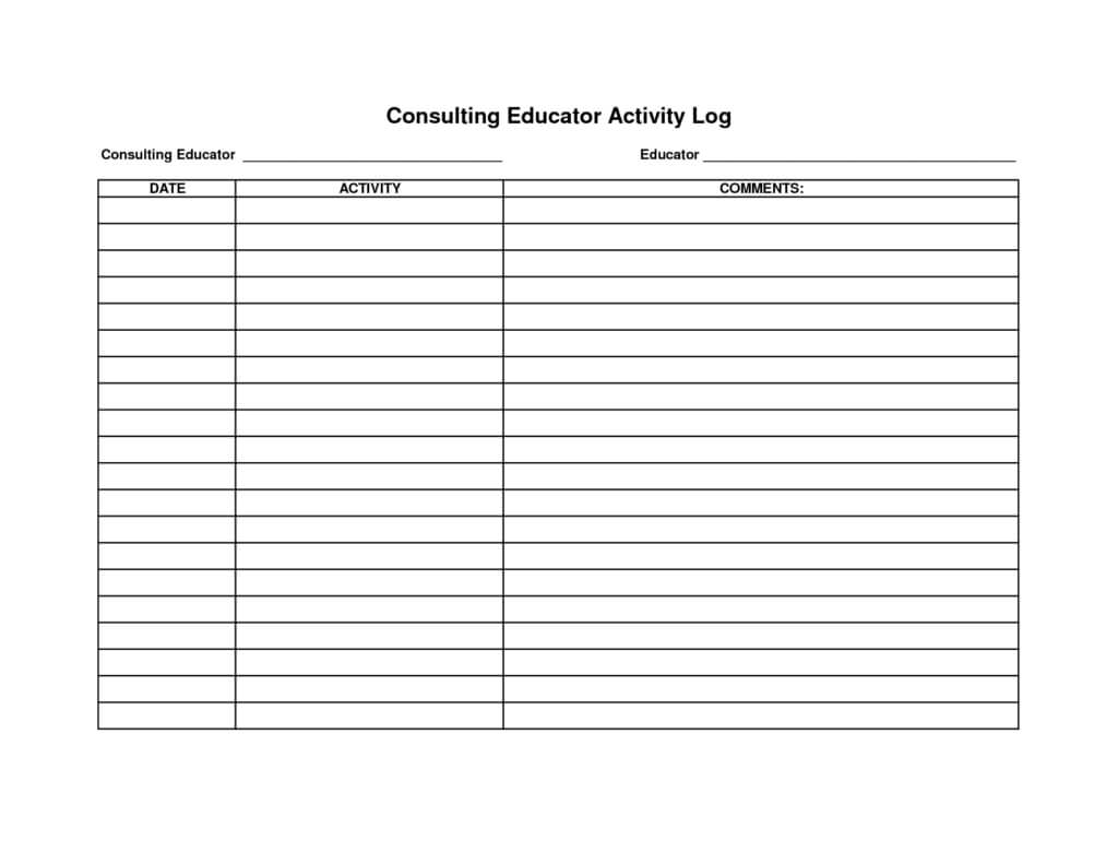 Sales Rep Call Report Template And Police Daily Activity Log For Sales Rep Call Report Template